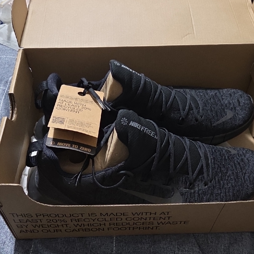 Nike Black Knit Running Shoes
